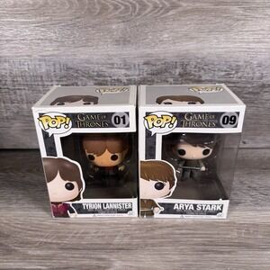 Funko Pop! Vinyl: Game of Thrones - Tyrion Lannister #01 Arya Stark #09 Bundle
